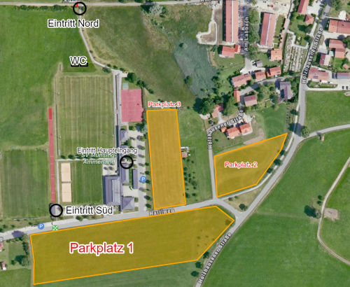 TSV 1860 München in Münsing / Anfahrt Parkplatz Parken